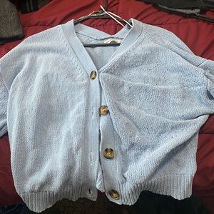 Sky blue cardigan